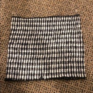 Brandy Melville Plaid Tube Top